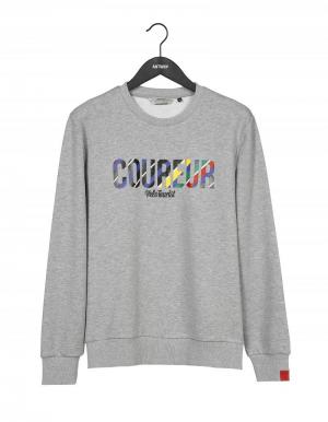 Sweat coureur grey chine