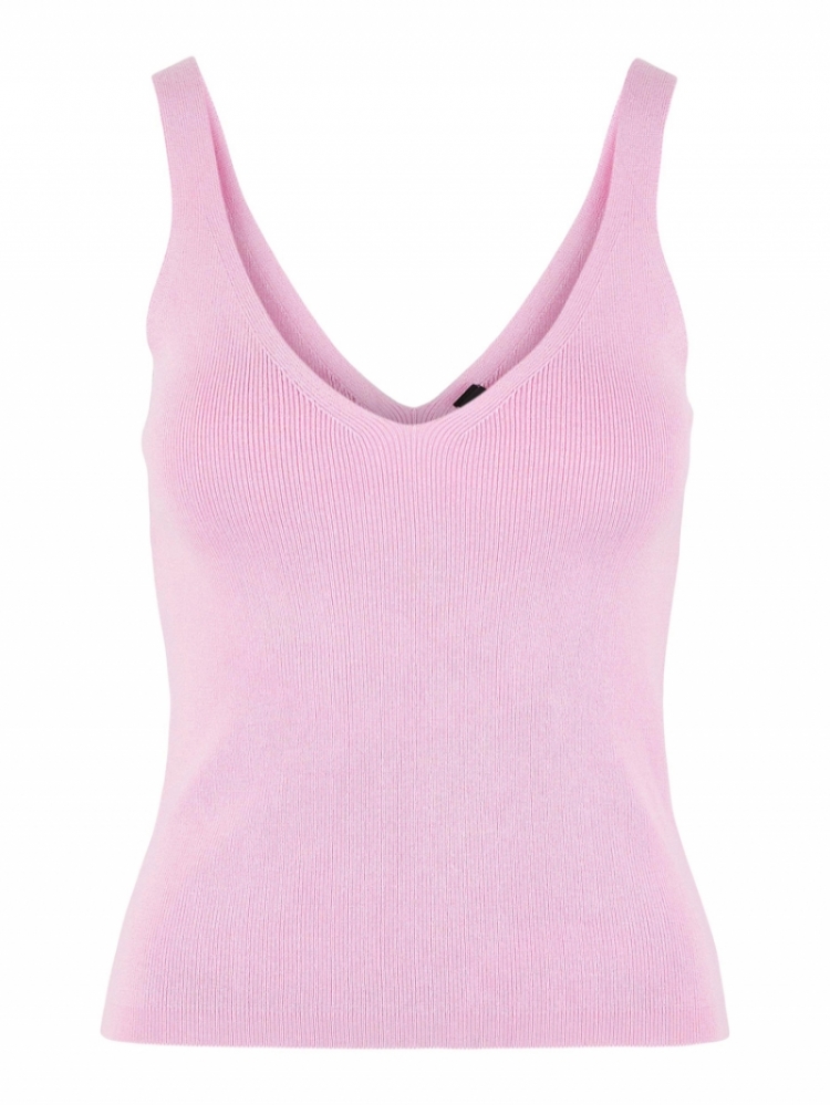 Dalis SL knit top Lilac chiffon