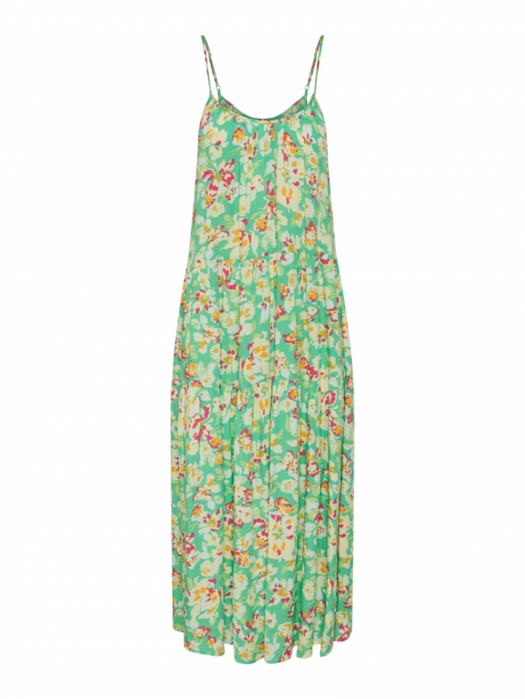 Uria Long Dress Poison Green/Ur