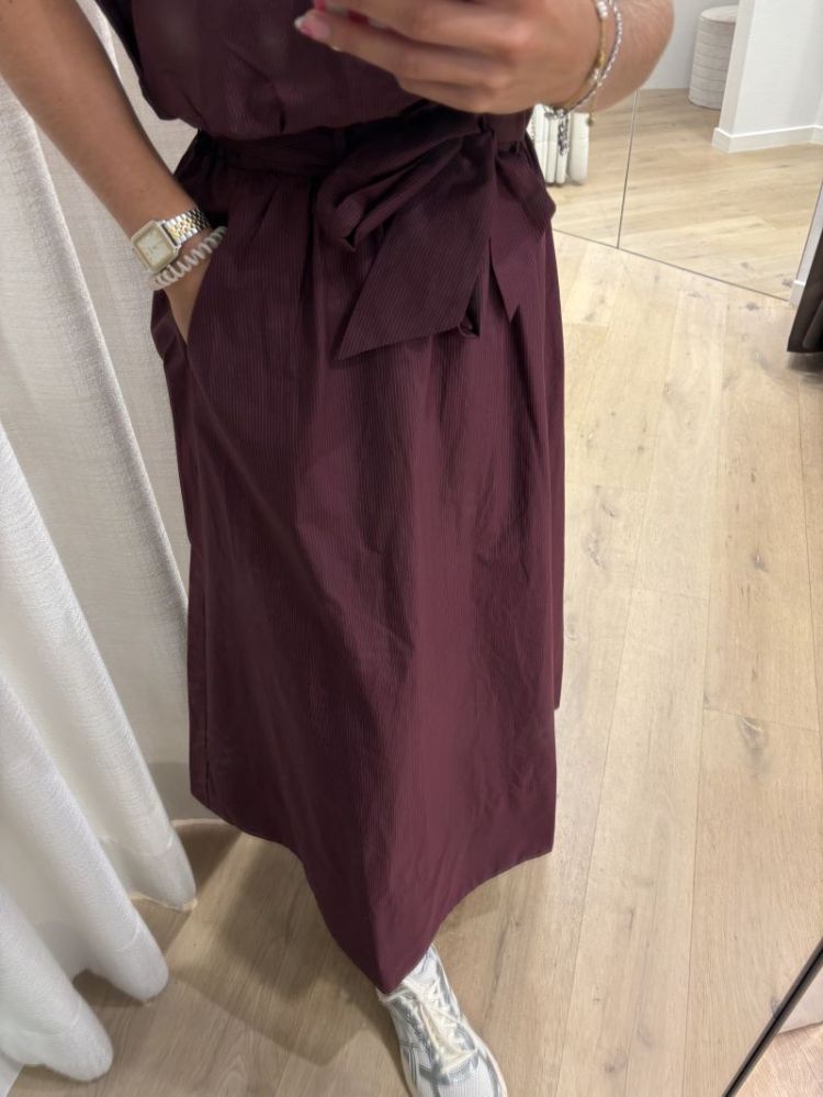 Timber Ankle Skirt Fig