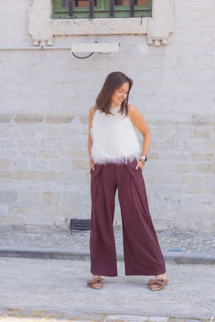 Ella Pants  Bordeaux