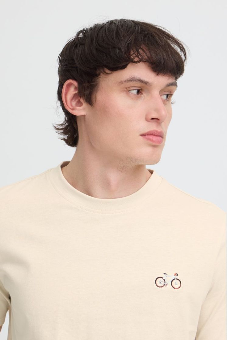 Kennard EMB Tee Oyster Gray
