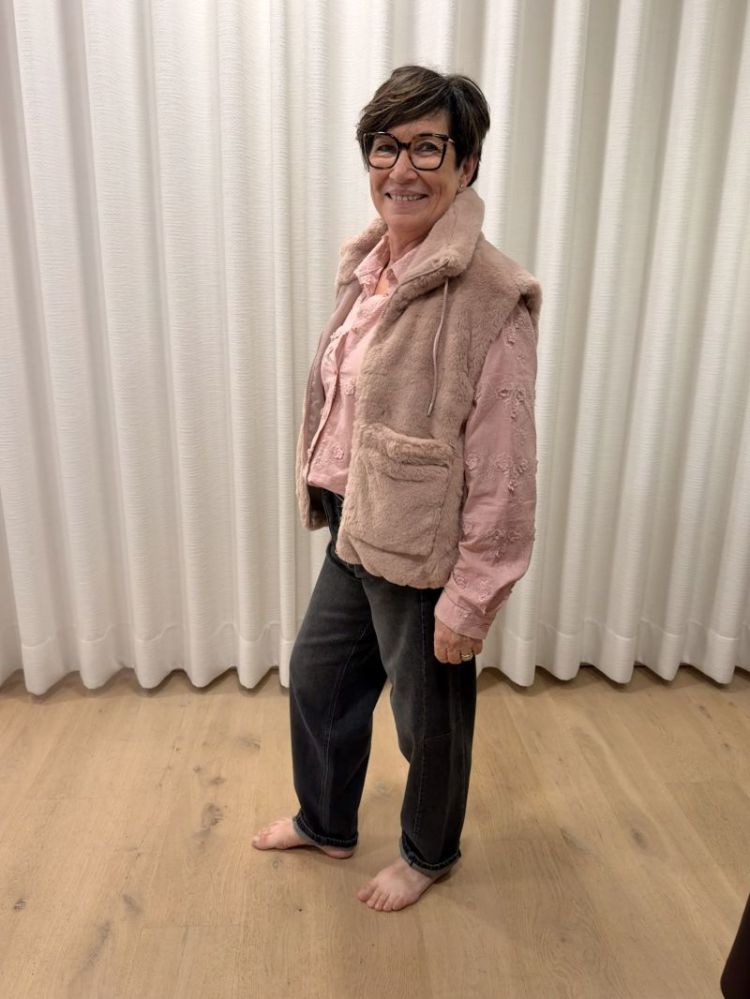 Fony-waistcoat Pale mauve