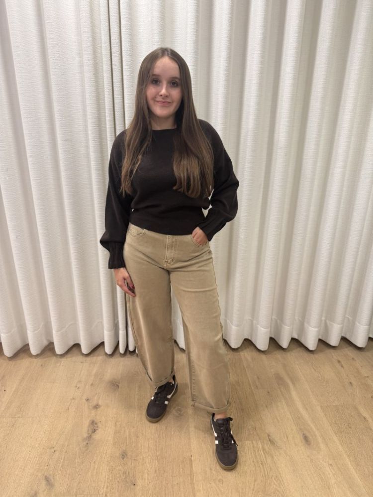 Balloon barrel beige