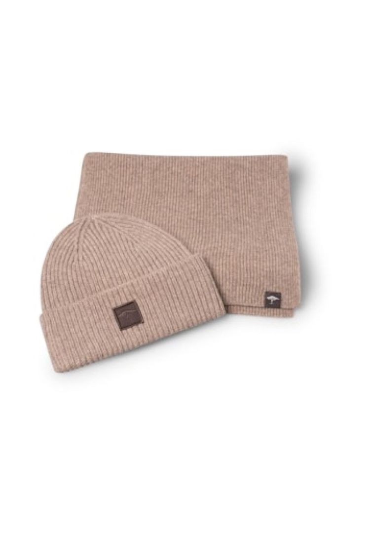Set Beanie & Scarf Taupe